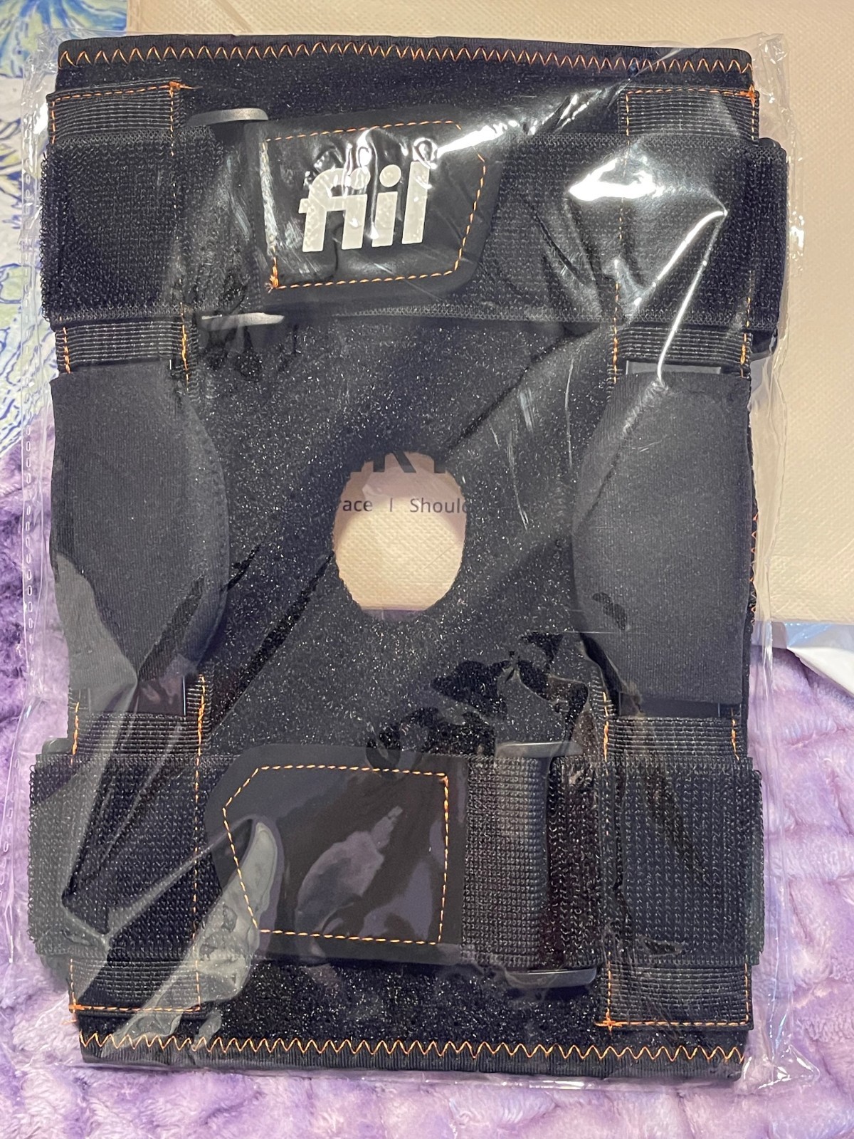 FIIL ADJUSTABLE HINGED KNEE BRACE W/REMOVEABLE SIDE STABILIZERS SZ MED / NEW