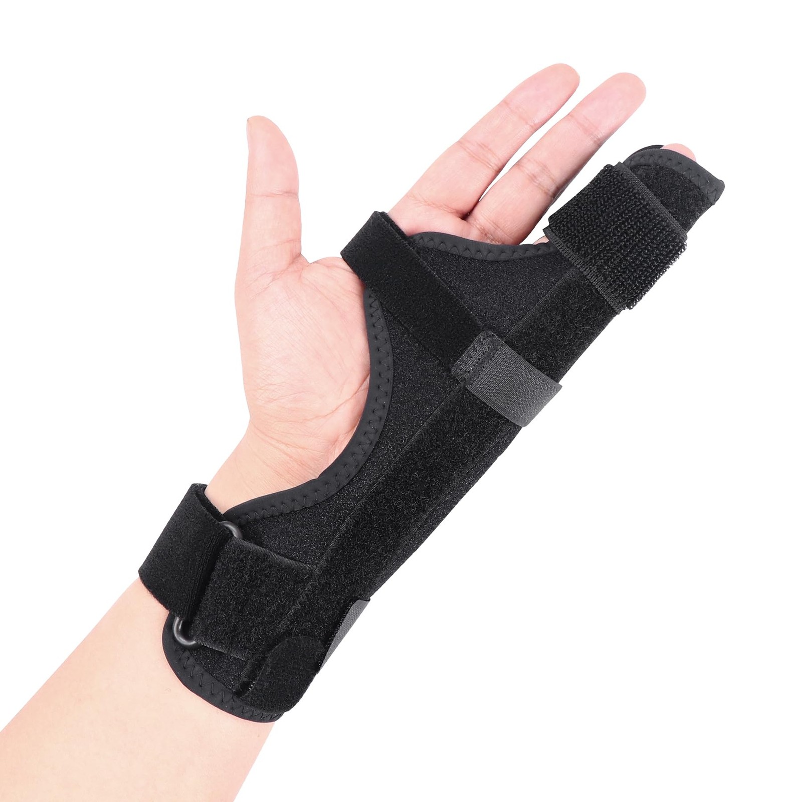 Cozyhealth Boxer Finger Splint Brace, Supports Pinky, Ring, Knuckles – Right or