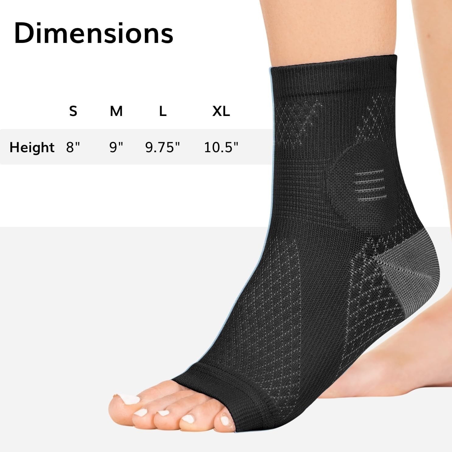 Neuropathy Socks – Peripheral Neuritis Compression Diabetic Toeless Foot Slee…