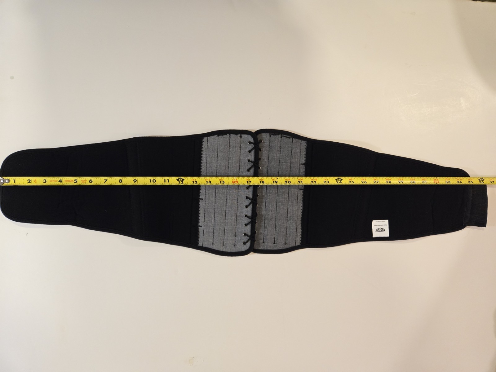 Curad Back Support Brace Dual-Pulley System Black Small/Medium CURORT2255M