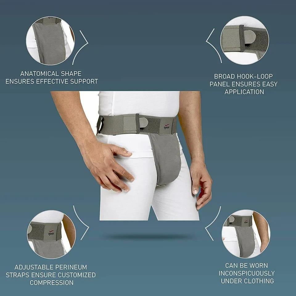 TYNOR Scrotal Support for Men – Gray (Select Size)