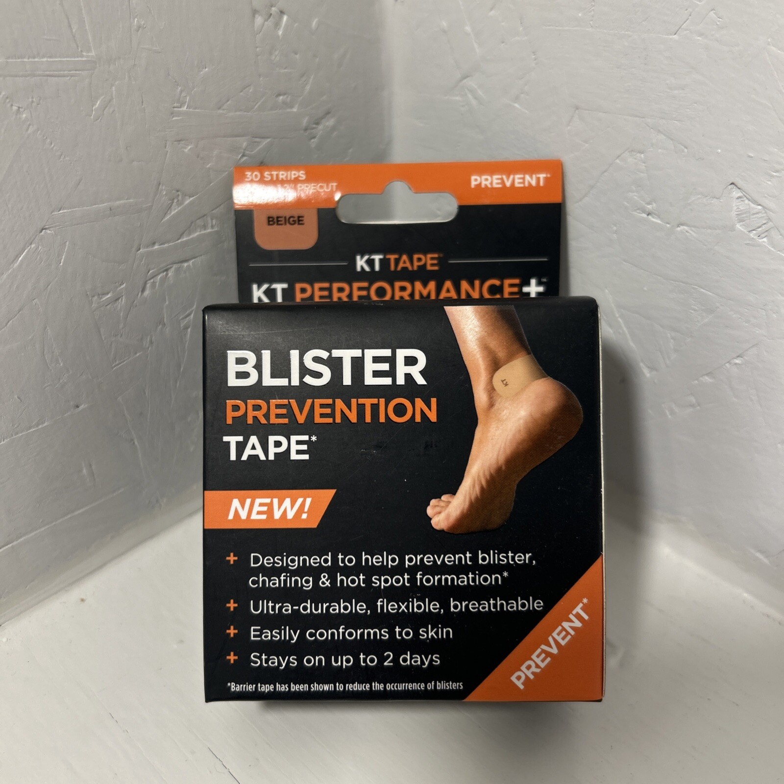 KT Tape Blister Prevention 30 Strip – Beige Heel