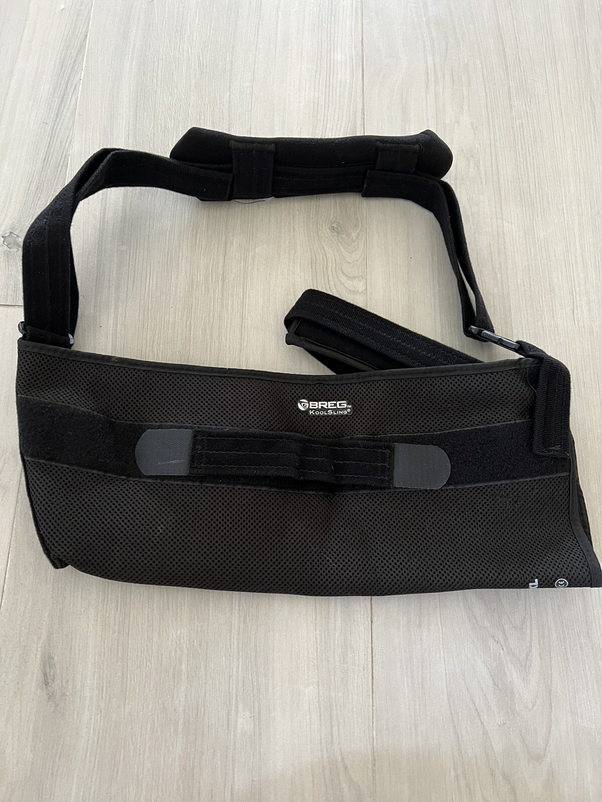 Breg Kool Shoulder Sling Black and Blue Soft