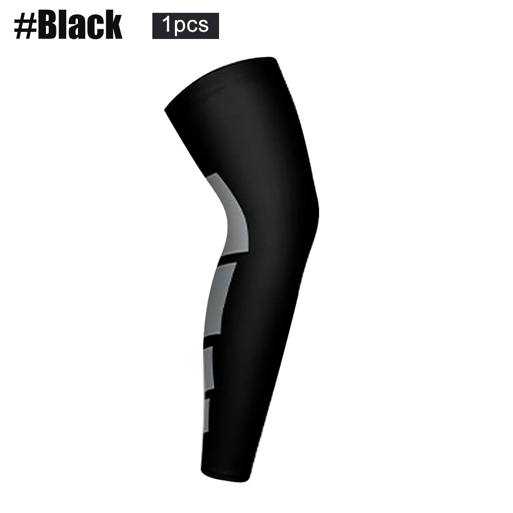1Pcs Long Compression Leg Sleeves for Women Men,Comfortable & Non-Slip UV Protec