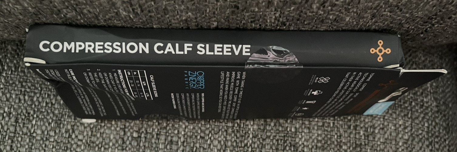 Tommie Copper Compression Calf Sleeve Size Small/Medium New Fast Shipping