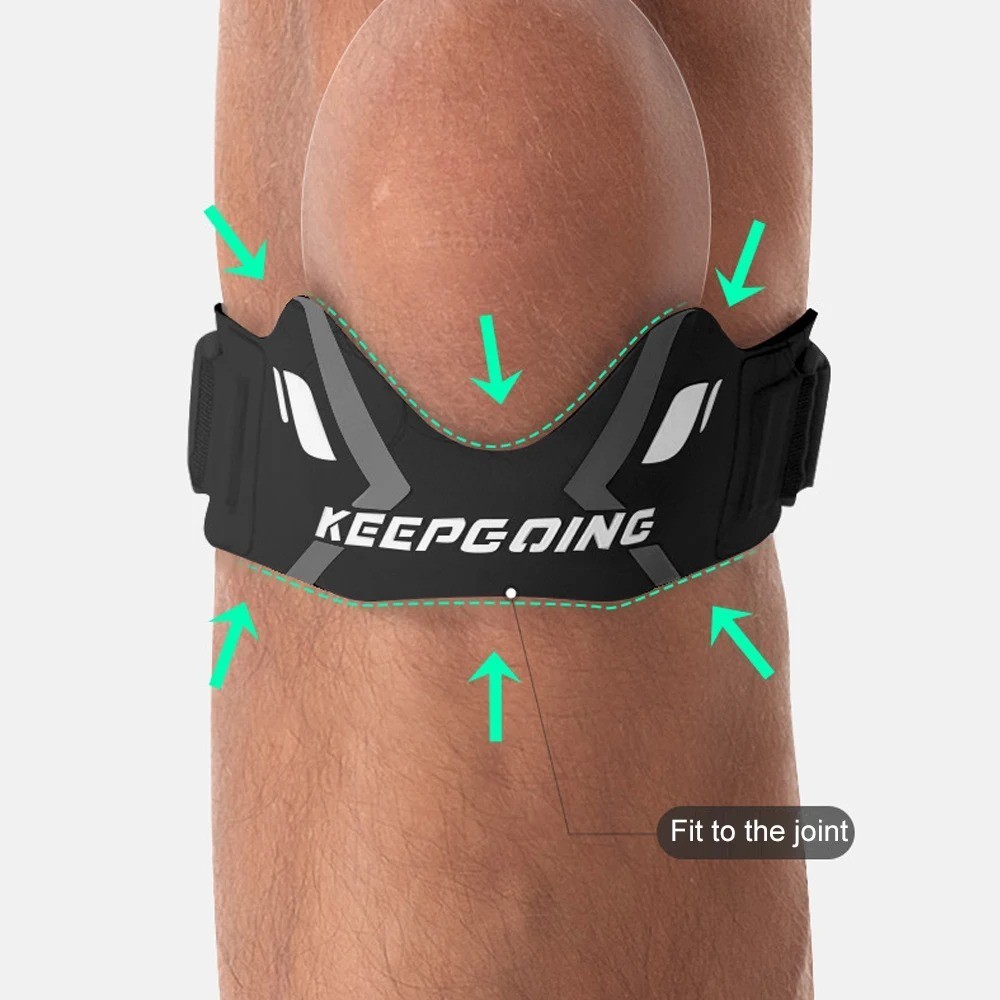 1Pc Adjustable Patella Knee Strap Pain Relief Support Brace for Sports Workout