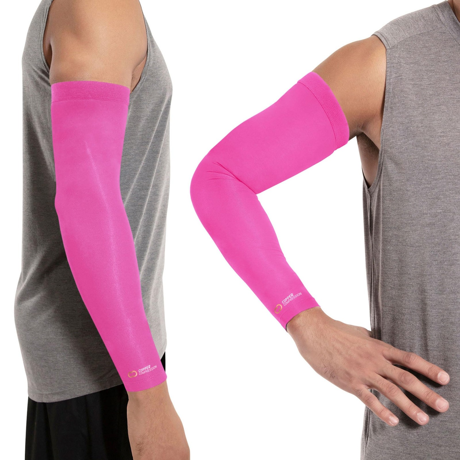 Arm Sleeve – Copper Infused Full Arm Brace for Forearm, Bicep, Triceps – Tenn…