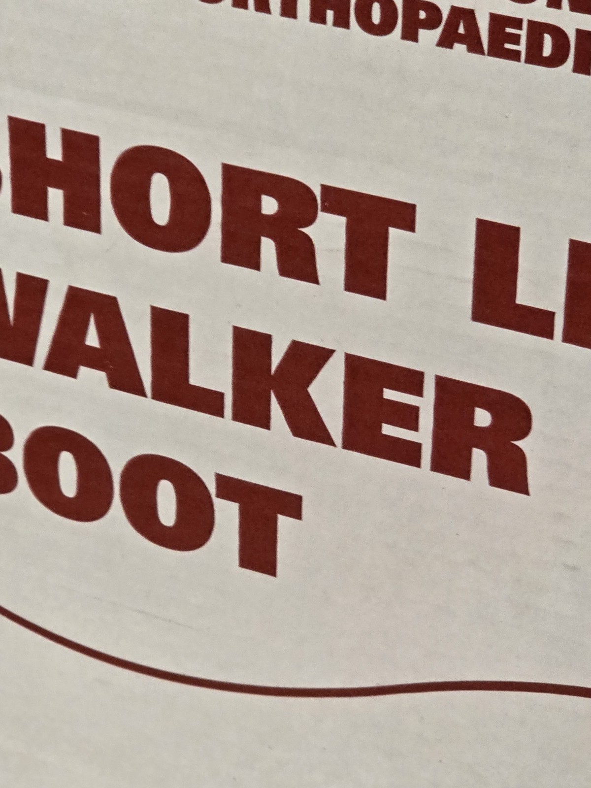 OTC Professional Short Leg Walker Boot Standard Size Large