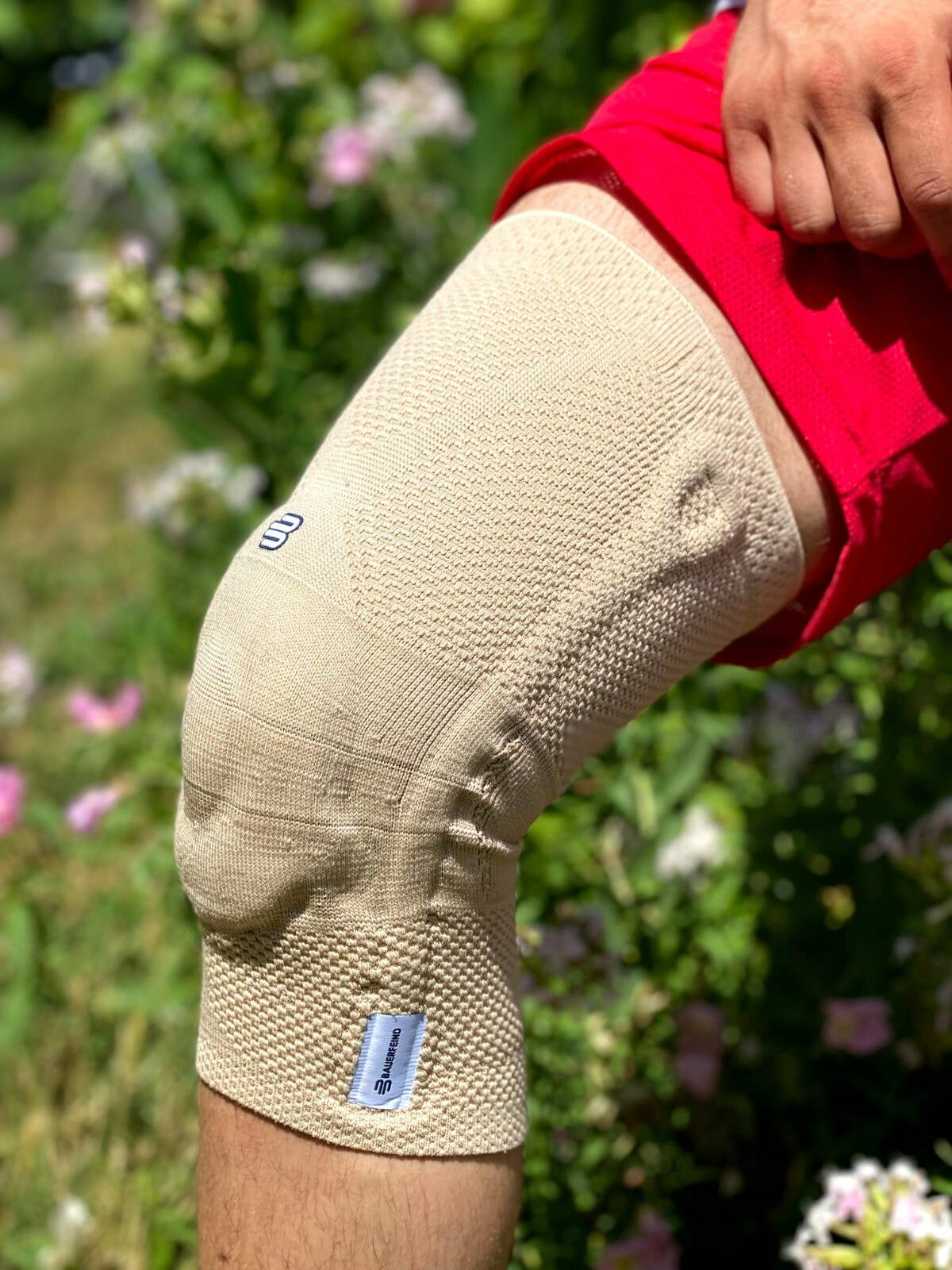 Bauerfeind GenuTrain Size 2 Knee Joint Brace Patella Support ACL Meniscus MCL