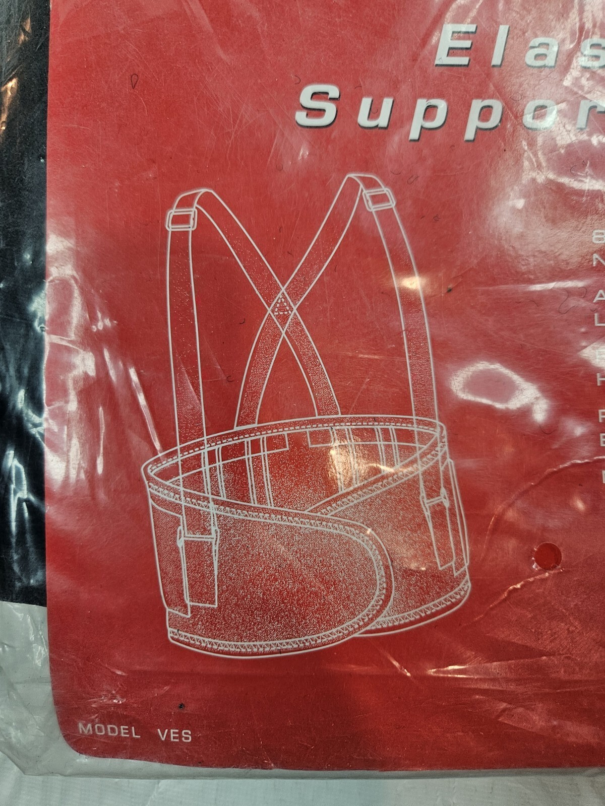 Valeo Elastic Support Belt Small 24″-34″ Black 736097002121 Back Safety New