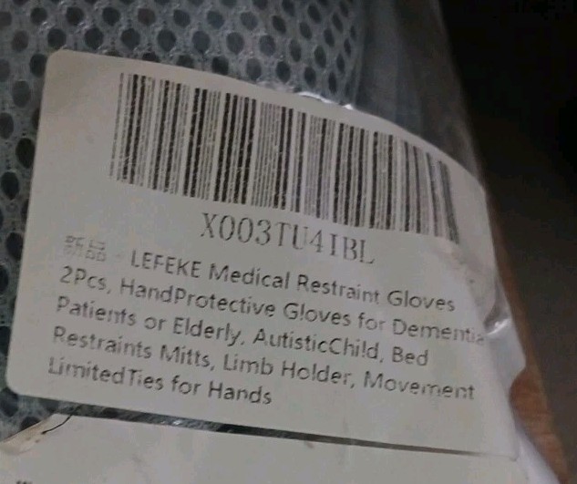 Lefeke Medical Restraint Gloves. NEW FACTORY SEALED