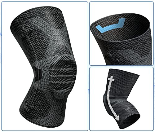 NEENCA KNEE BRACE PAIN RELIEF MEDICAL COMPRESSION SLEEVE KNEE SUPPORT – SIZE L