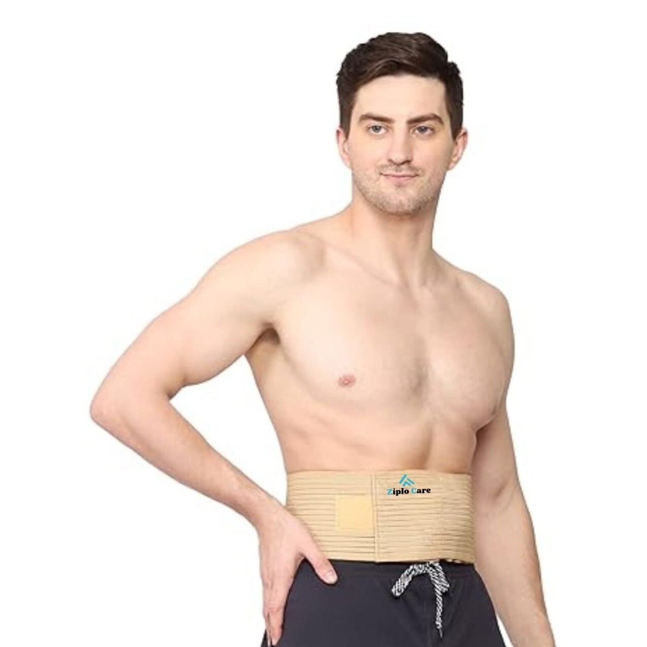 Umbilical Hernia Support Belt Abdominal Binder for Belly Button Navel or Hernias