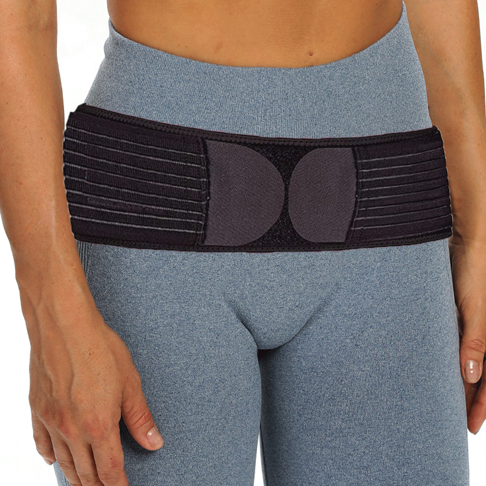 Adjustable Lumbar Support Lower Waist Back Belt Brace Sacroiliac SI Pelvic Pain