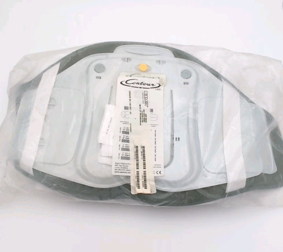 992112 Aspen Contour LSO 12″ Back Brace Panel White/Grey New