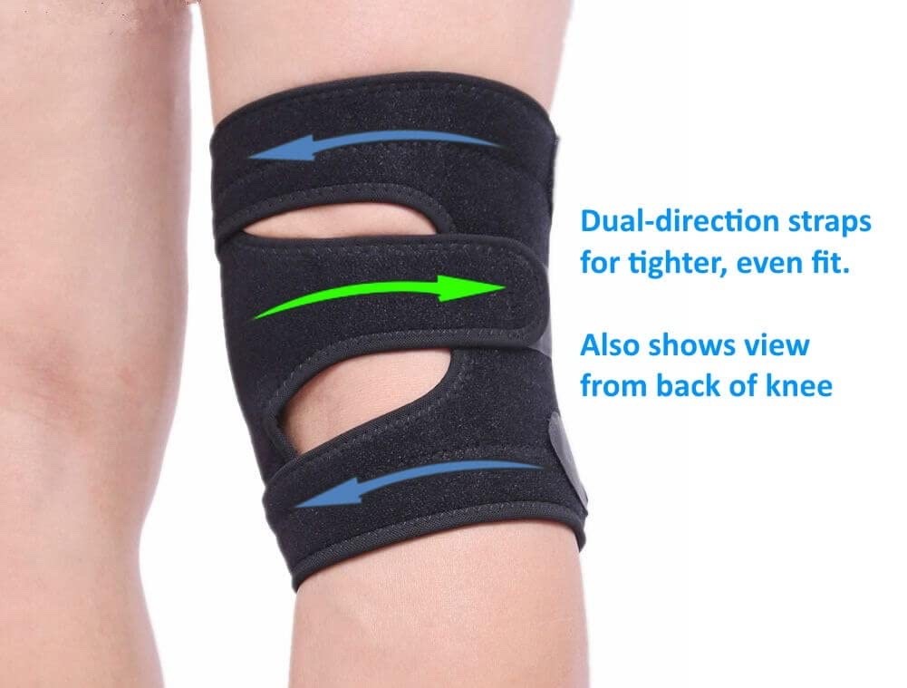 Gladton Knee Brace XL Red & Black Premium Support