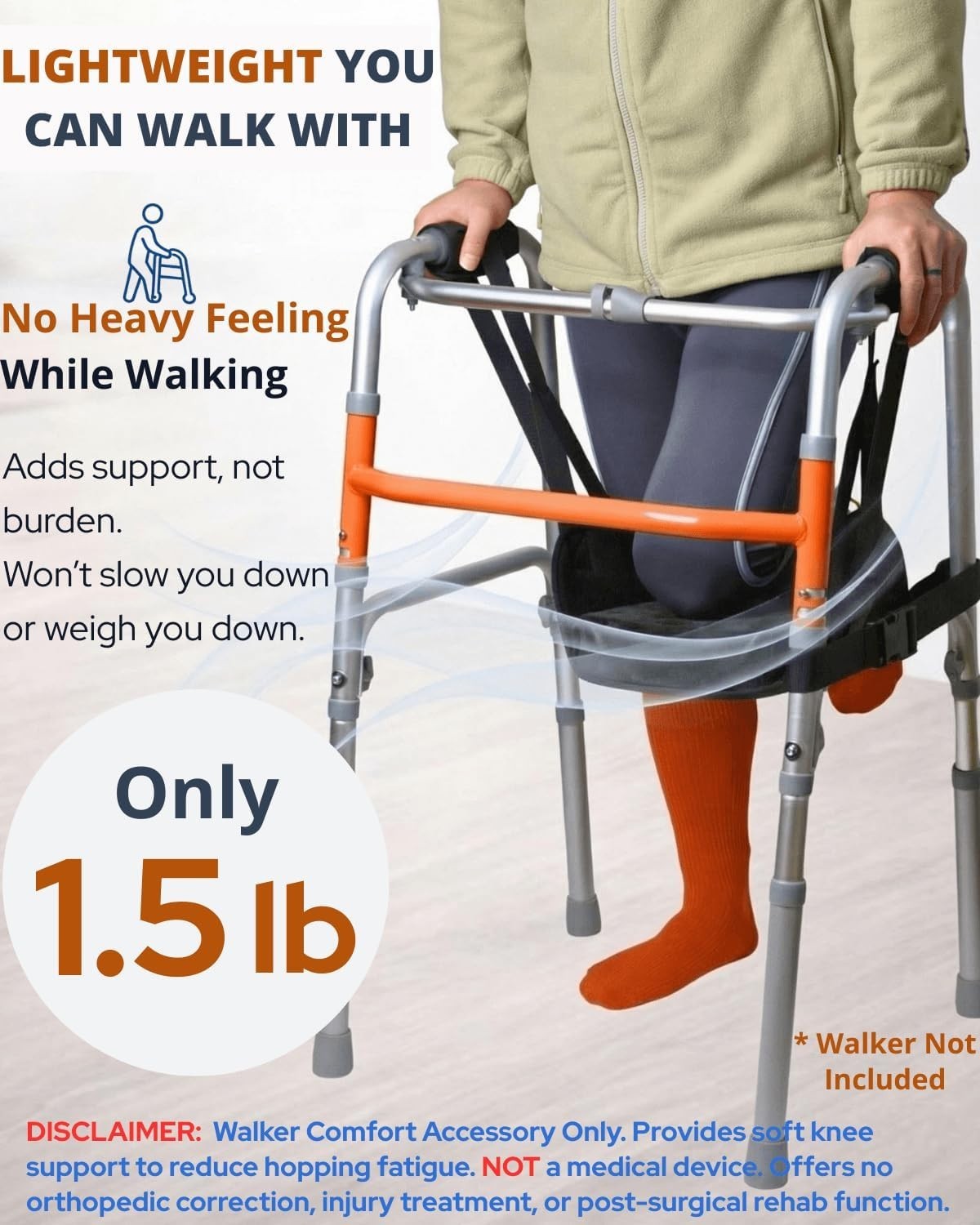 Walker Knee Sling Adjustable Surgery Recovery
