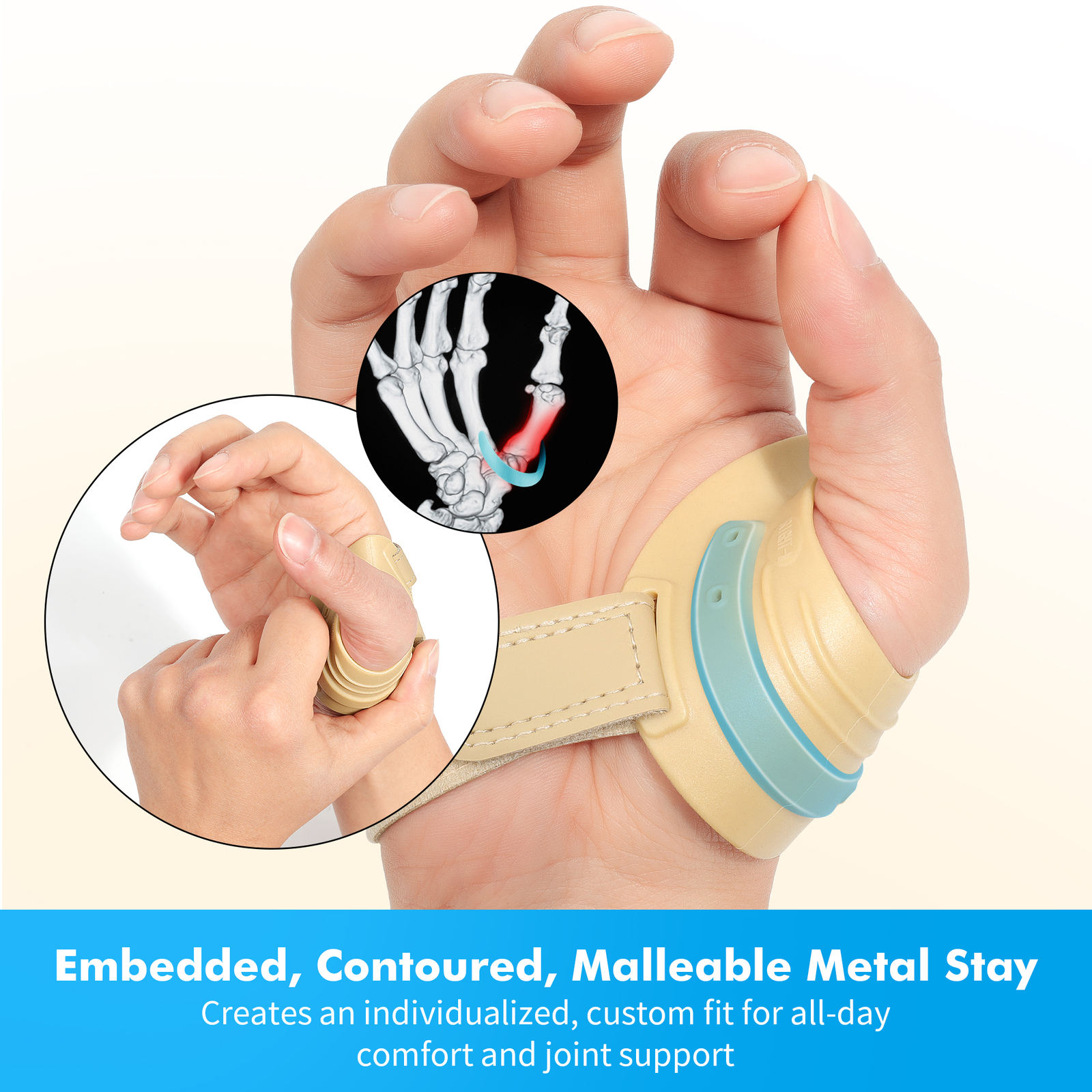 CMC Thumb Brace for Osteoarthritis Splint CMC Joint Arthritis Pain Fortemotus