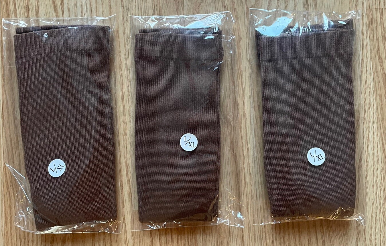 Unisex Compression Socks Stockings Knee High Men’s Women’s Relief L/XL -Lot of 3