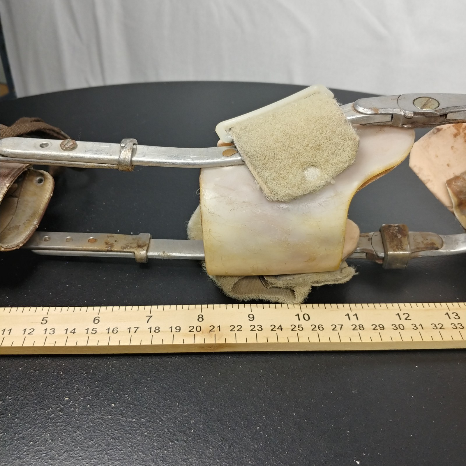 Childs Metal Right Leg Brace Orthotics for Stabilization Immobilization 80’s VTG
