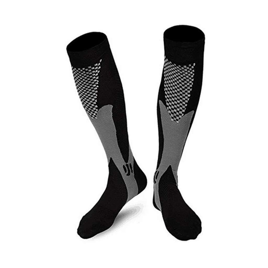 3 pair Athletic Compression Socks, Support for Running, Cycling, and Sports