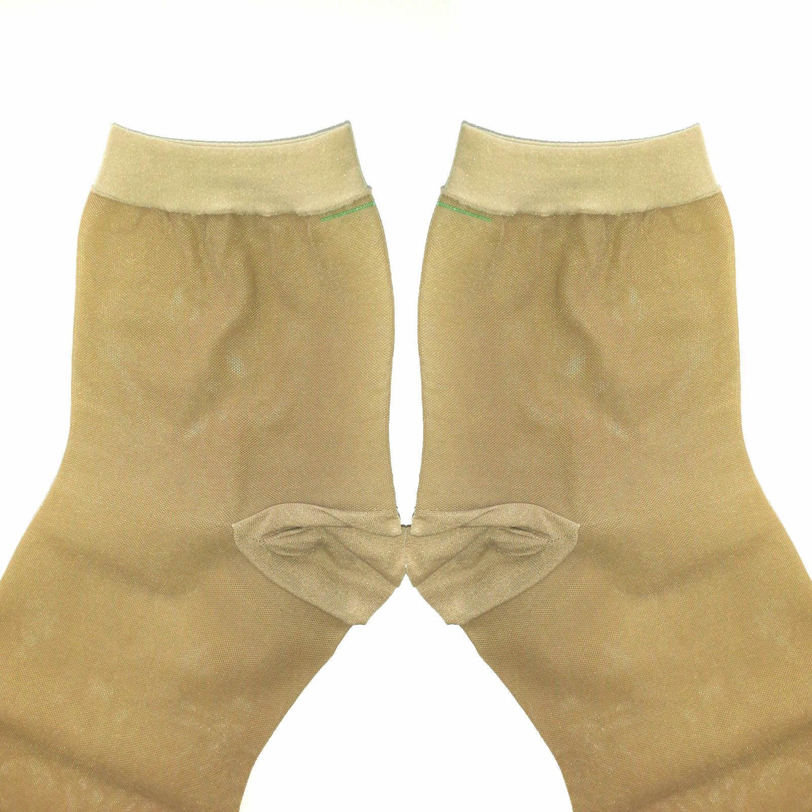 Compression Socks Knee High Open Toe Beige Stocking Support 18-22 mmHg Italy Pai