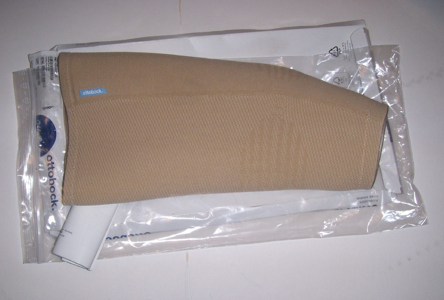NEW OttoBock 453A30=2-0 Prosthetic Socket Knee Sleeve, Proflex Plus Beige