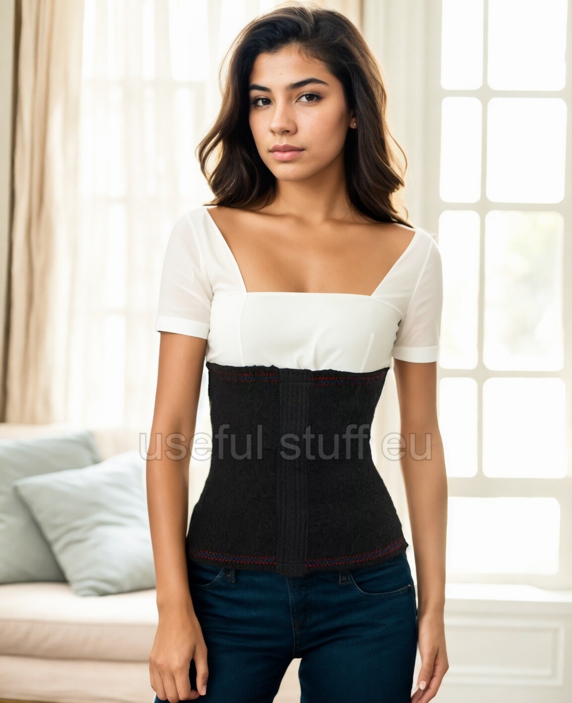 Kidney warmer Wool Warming Supporting Back Belt Rheumatic Back Thermal Brace