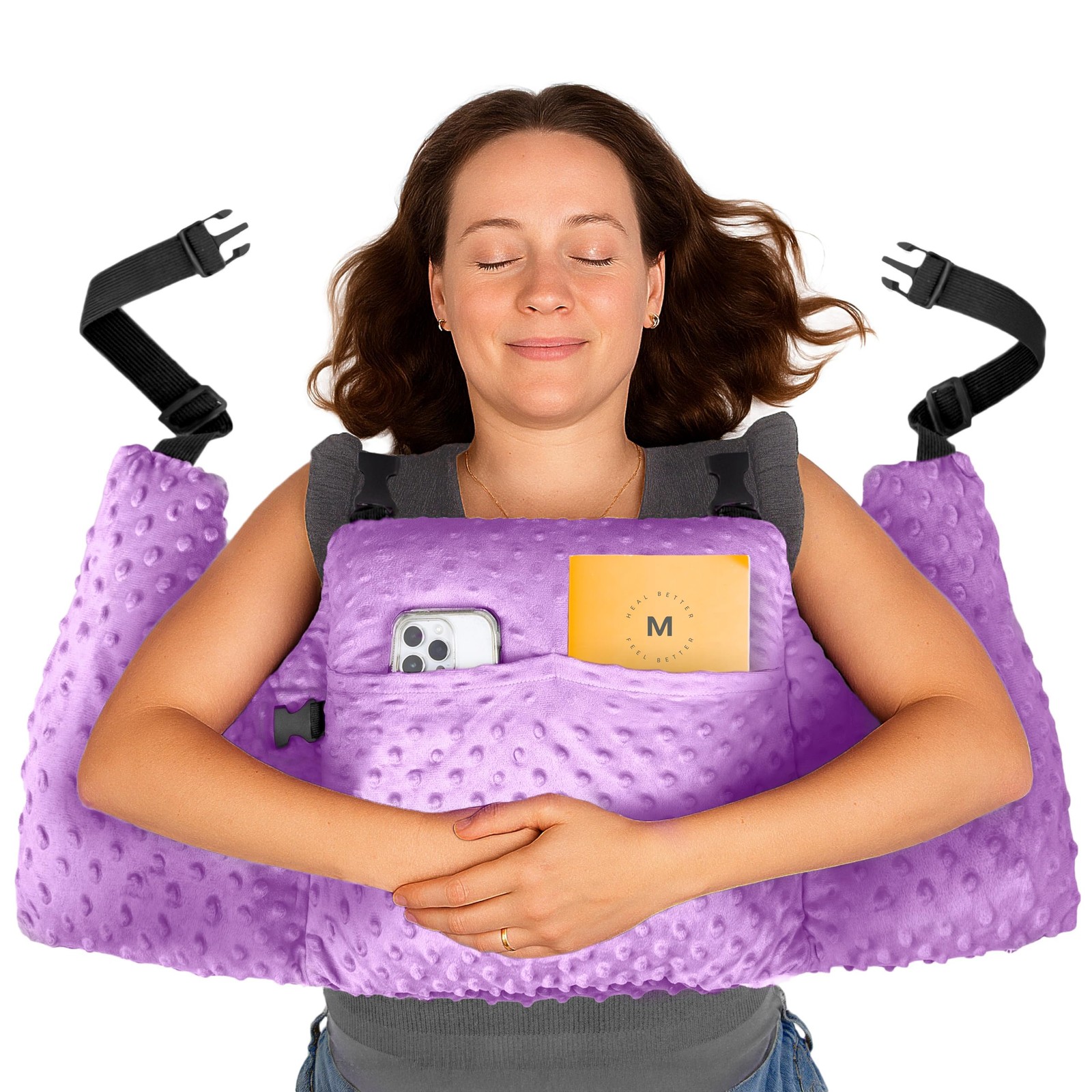 MOYOAMA Post Mastectomy Pillow Post Surgery – Wearable Chest Protection with …
