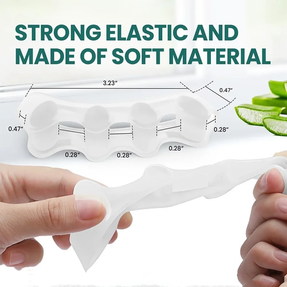 1 Pair Silicone Gel Bunion Toe Corrector Orthotics Straightener Separator Pain