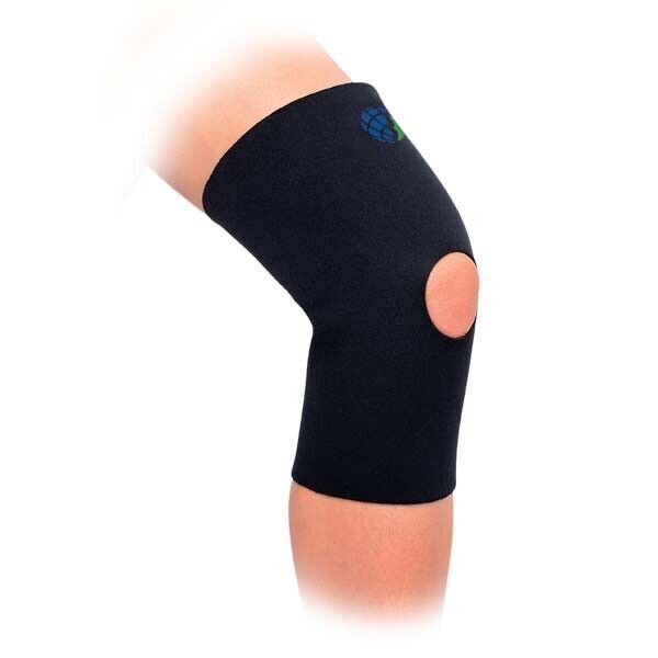 SM Advanced Ortho Sport Knee Sleeve Support Neoprene Medium 14-16″ Black #305