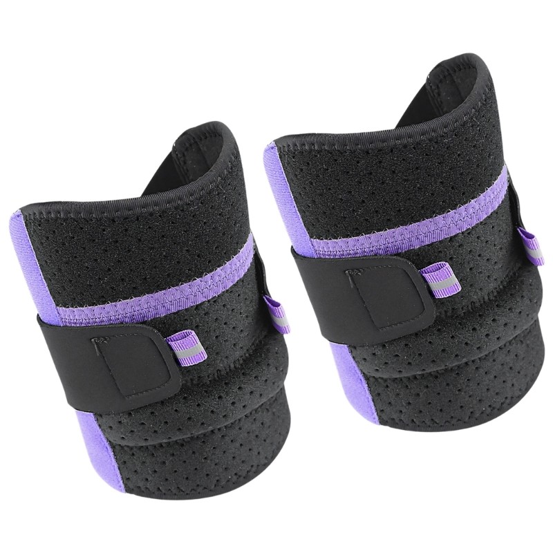 Set of 2 Sports Knee Brace with Adjustable Strap for Running Basketball Football
