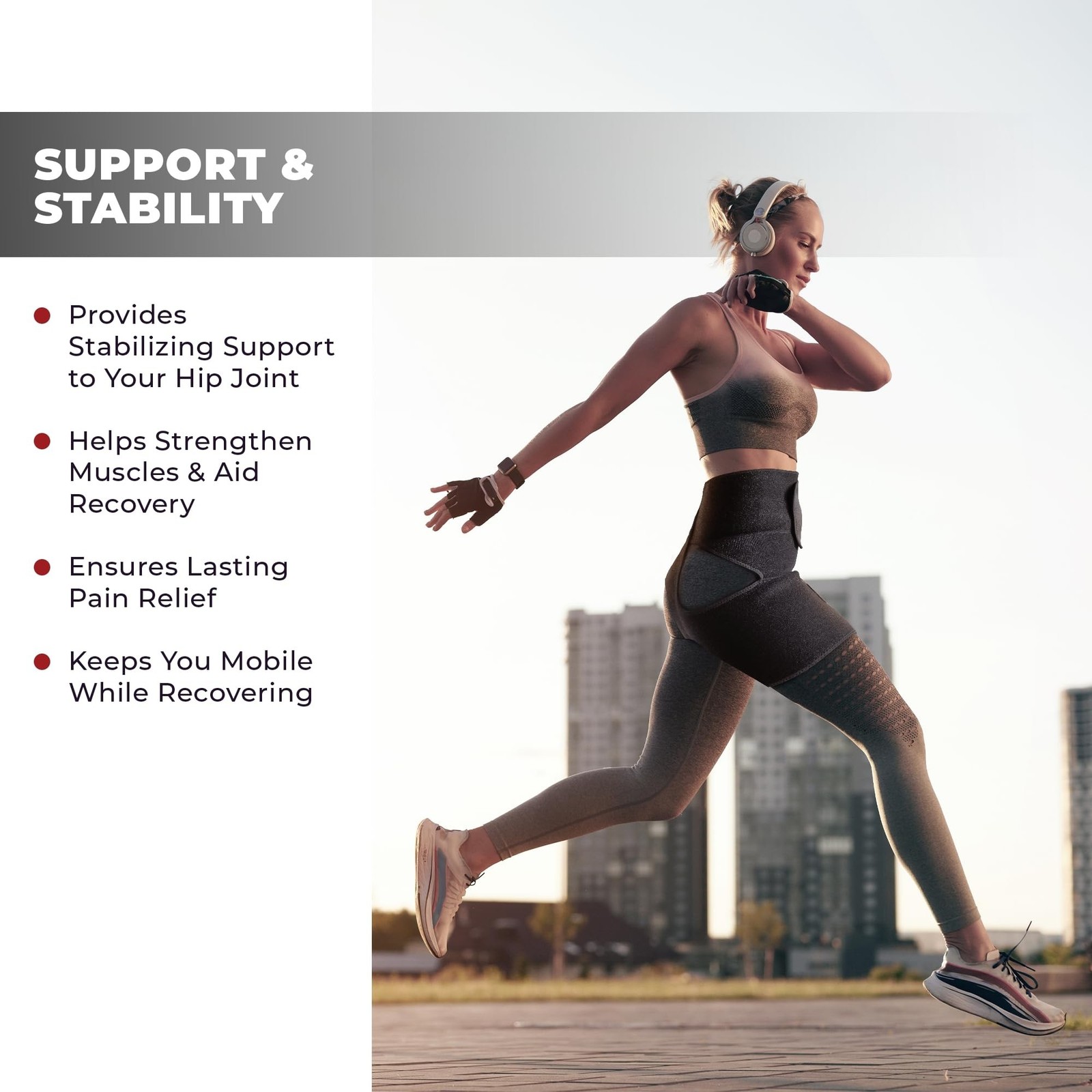 Ortho-Wrap Hip Brace for Sciatica Pain Relief – Unisex Support Brace with Bre…