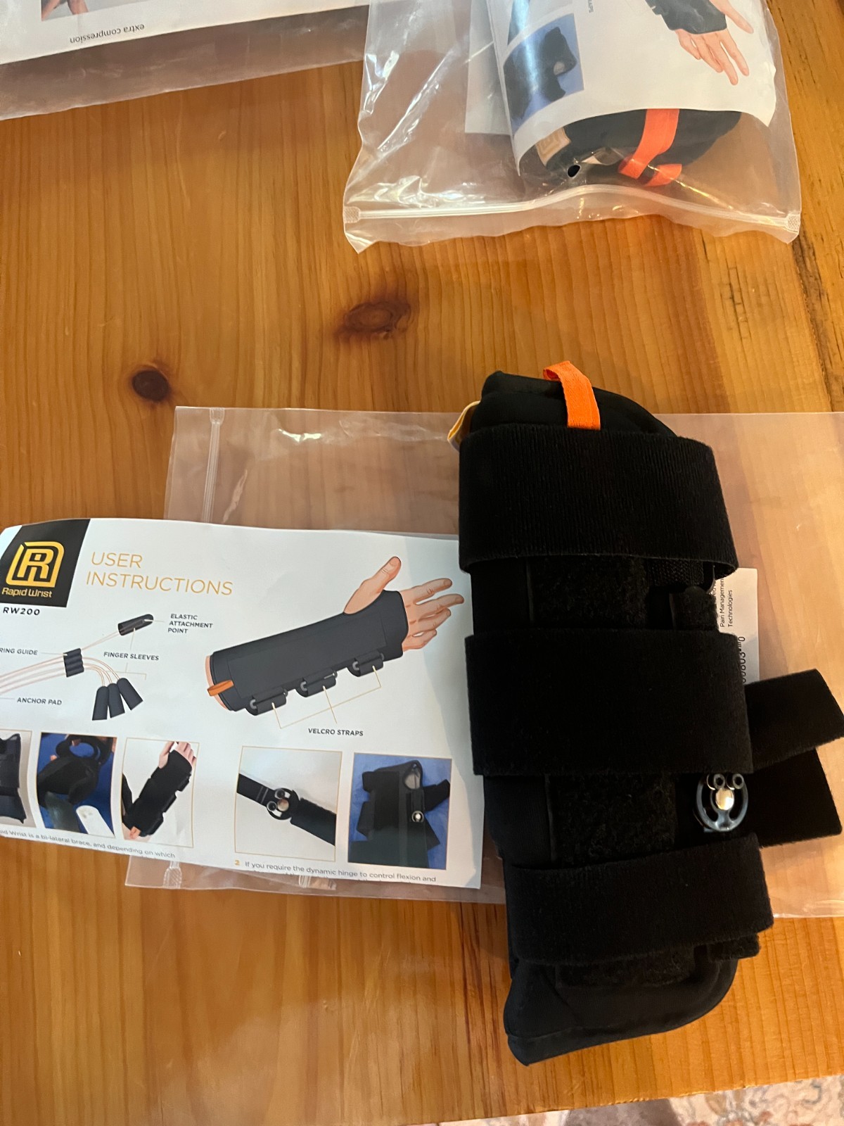 Rapid Wrist Brace (with Finger Exerciser) – RW200 New