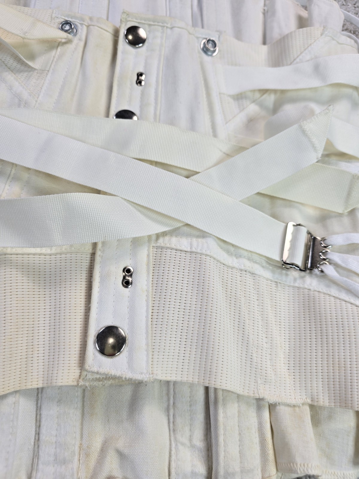 Vintage Freeman 36 Lumbosacral Ivory Orthotic Corset Brace Back Support READ
