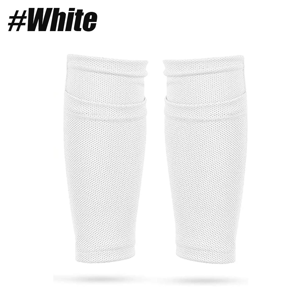 1Pair Kids Soccer Shin Guard Socks Breathable Calf Shin Guard Covers Shin Guard