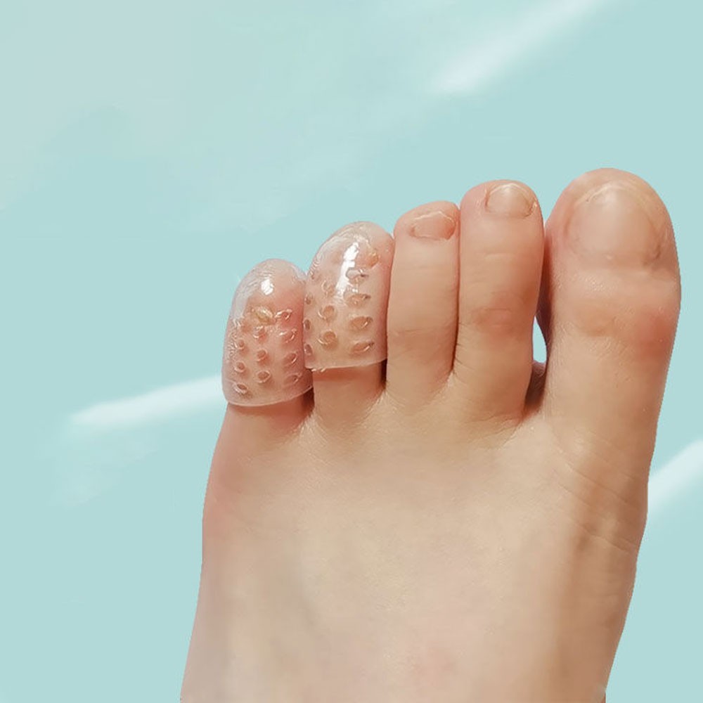 Silicone Toe Caps Anti-Friction Breathable Toe Protector Prevents Blisters JQ