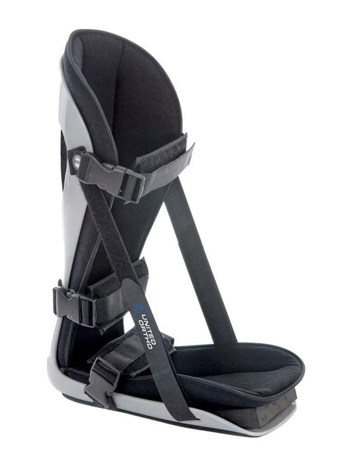 United Ortho Plantar Fasciitis L Adjustable Support Splint Brace Boot Day Night