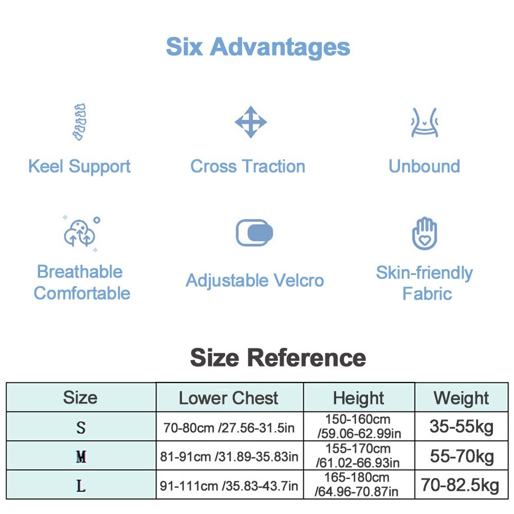 Invisible Chest Posture Corrector Scoliosis Back Brace Support Therapy