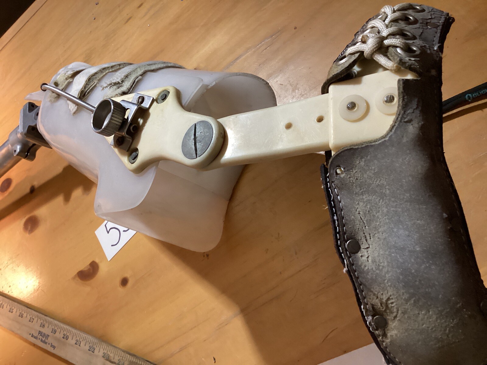 Rare Artificial Prosthetic Peg Leg Left Foot See Pictures For Condition / Size