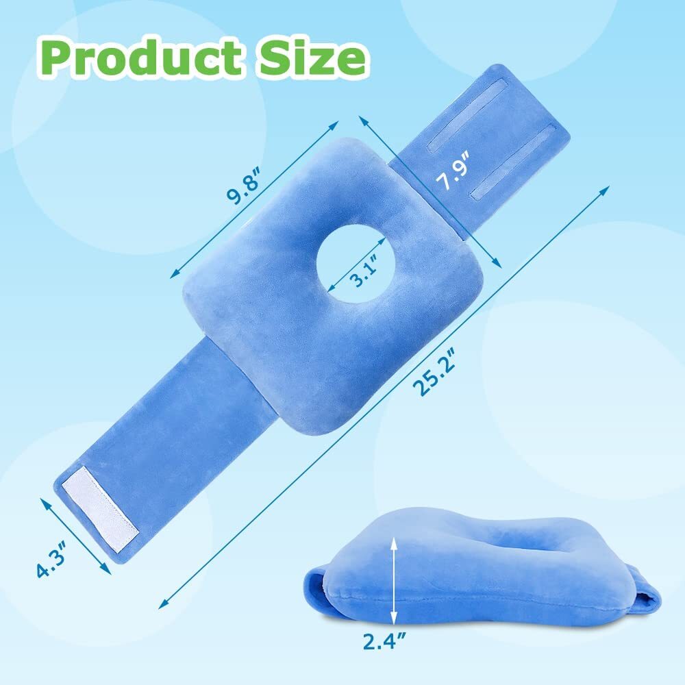 G Tube Tummy Time Pillow for Baby Feeding Tube Belt Pad Pillow with A Hole