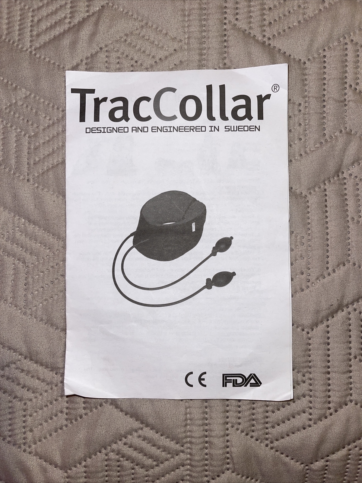 TracCollar – by Body Sport – Inflatable Neck Traction Device HCPCS: E0856