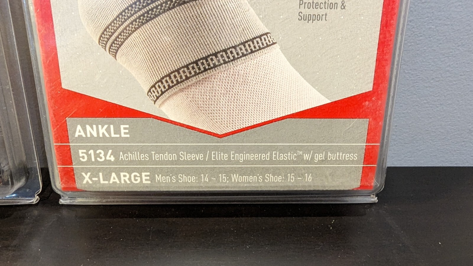 2X MCDAVID 5134 ANKLE ACHILLES TENDON SLEEVE/ ELITE ENGINEERED W/ GEL BUTRESS XL