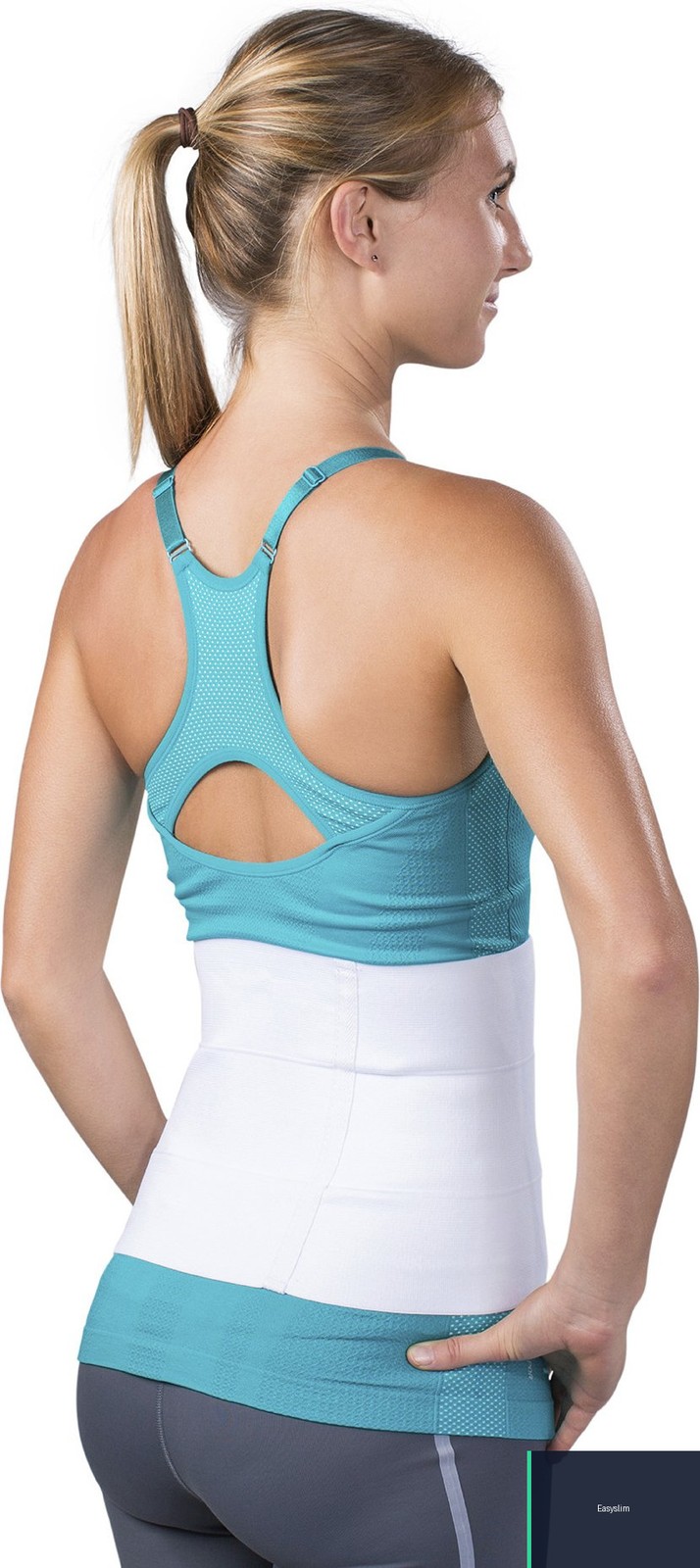Abdominal Support Binder, 3-Panel Elastic, Small/Medium, 30-45 Inch Waist