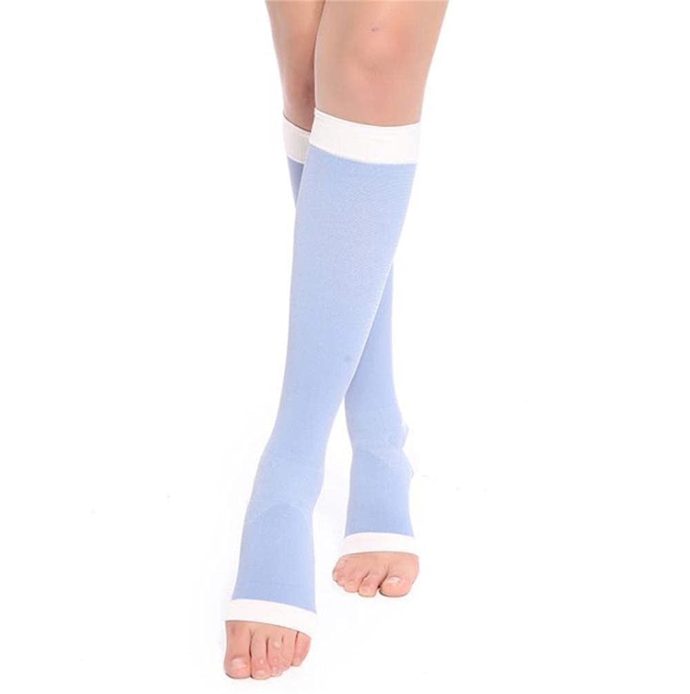 3 Pairs Open Toe Toeless Compression Socks 15-20mmHg Support Stockings