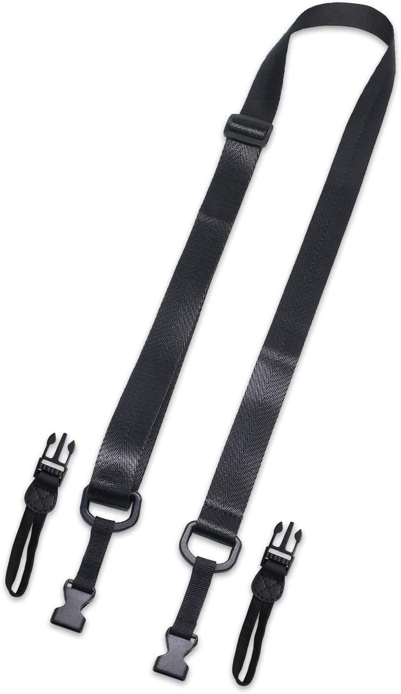 Comfortable Black Shoulder Strap with Removable Design for Ultimate Flexibility
