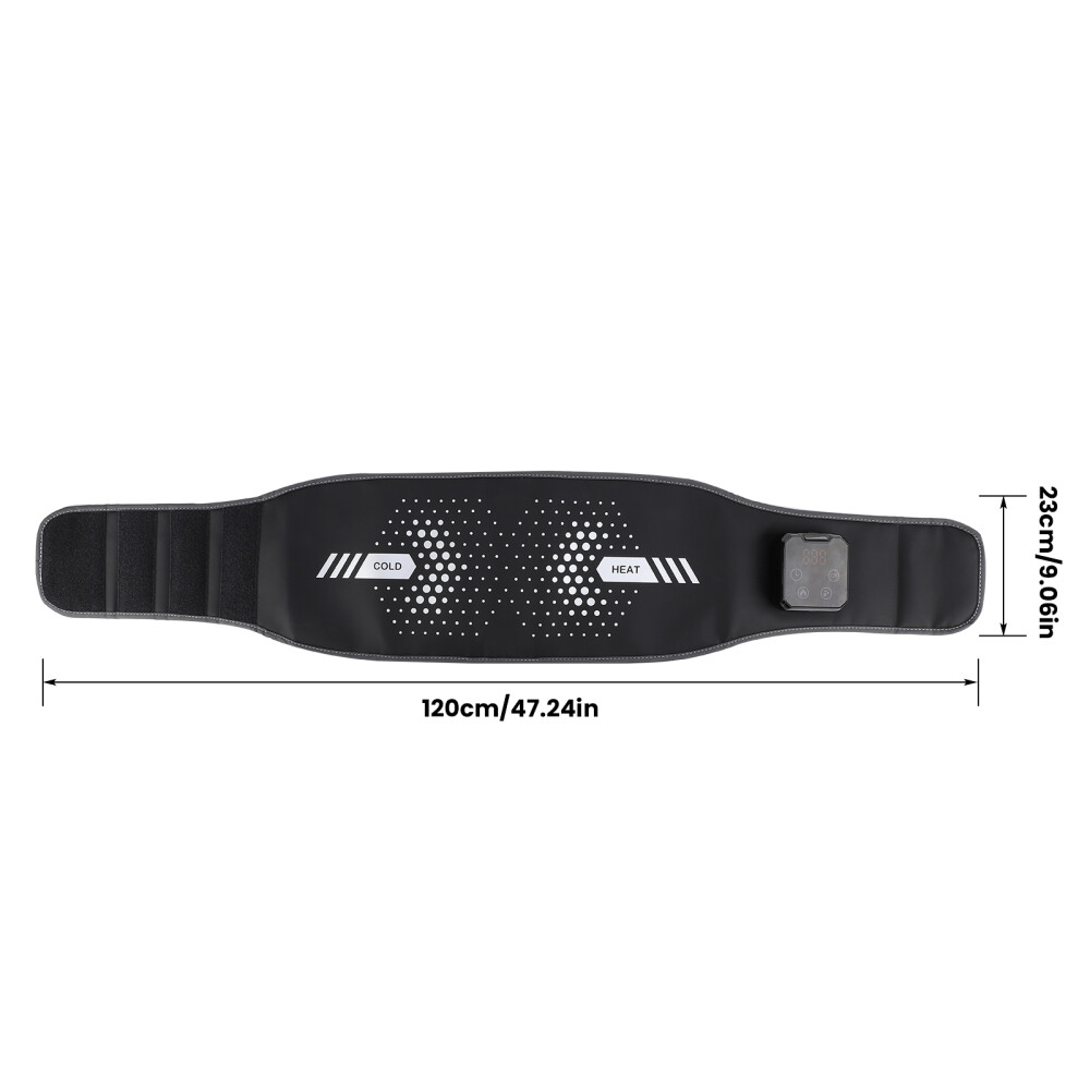 Hot & Cold Therapy Air Compression Waist Belt Lumbar Massage Back Pain Relief