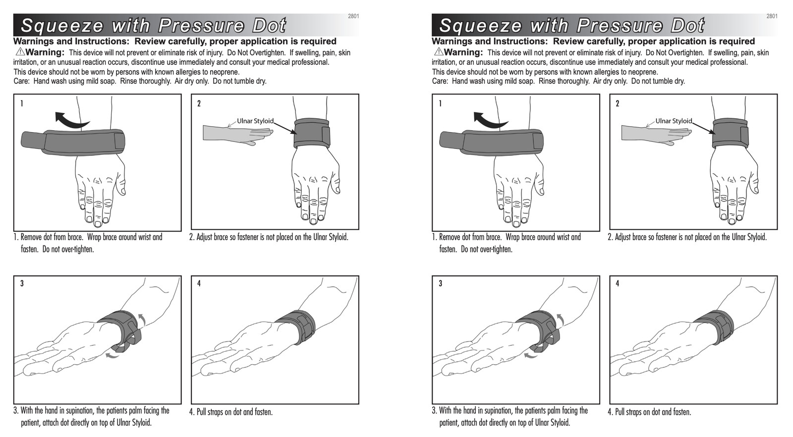Hely & Weber “Squeeze” Ulnar Compression Wrap