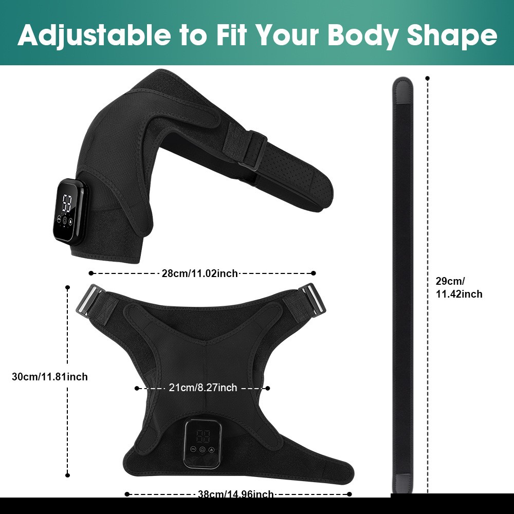 Heating hot compress shoulder/Knee warming vibration massage therapy device
