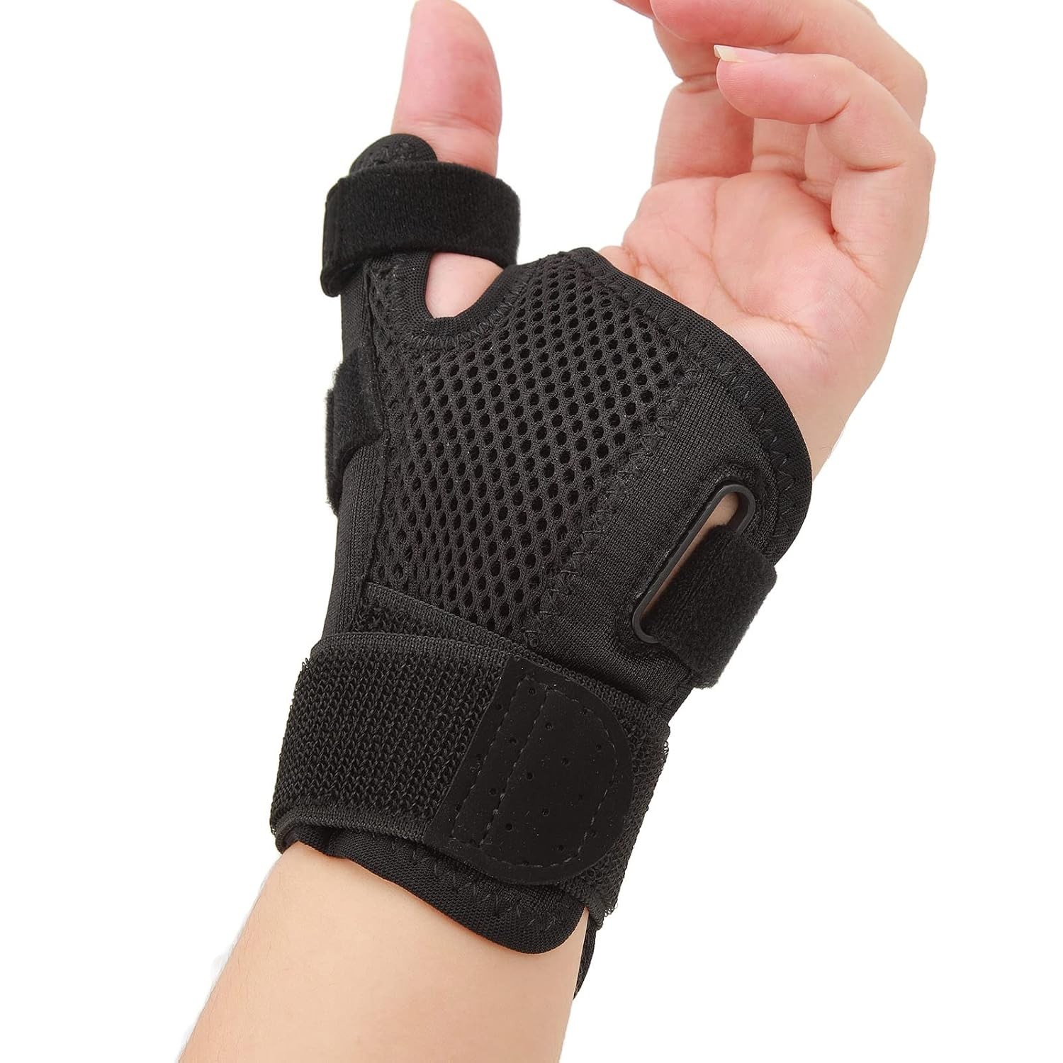 Sports Thumb Stabilizer Fiber Bar, Support Fixed Pressure Guard Right Left Hand